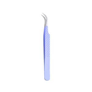 Light Blue Curved Volume Tweezer