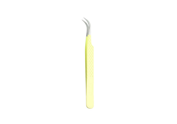 Light Chartreuse Curved Volume Tweezer