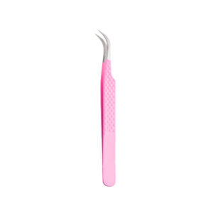 Pink Curved Tweezer